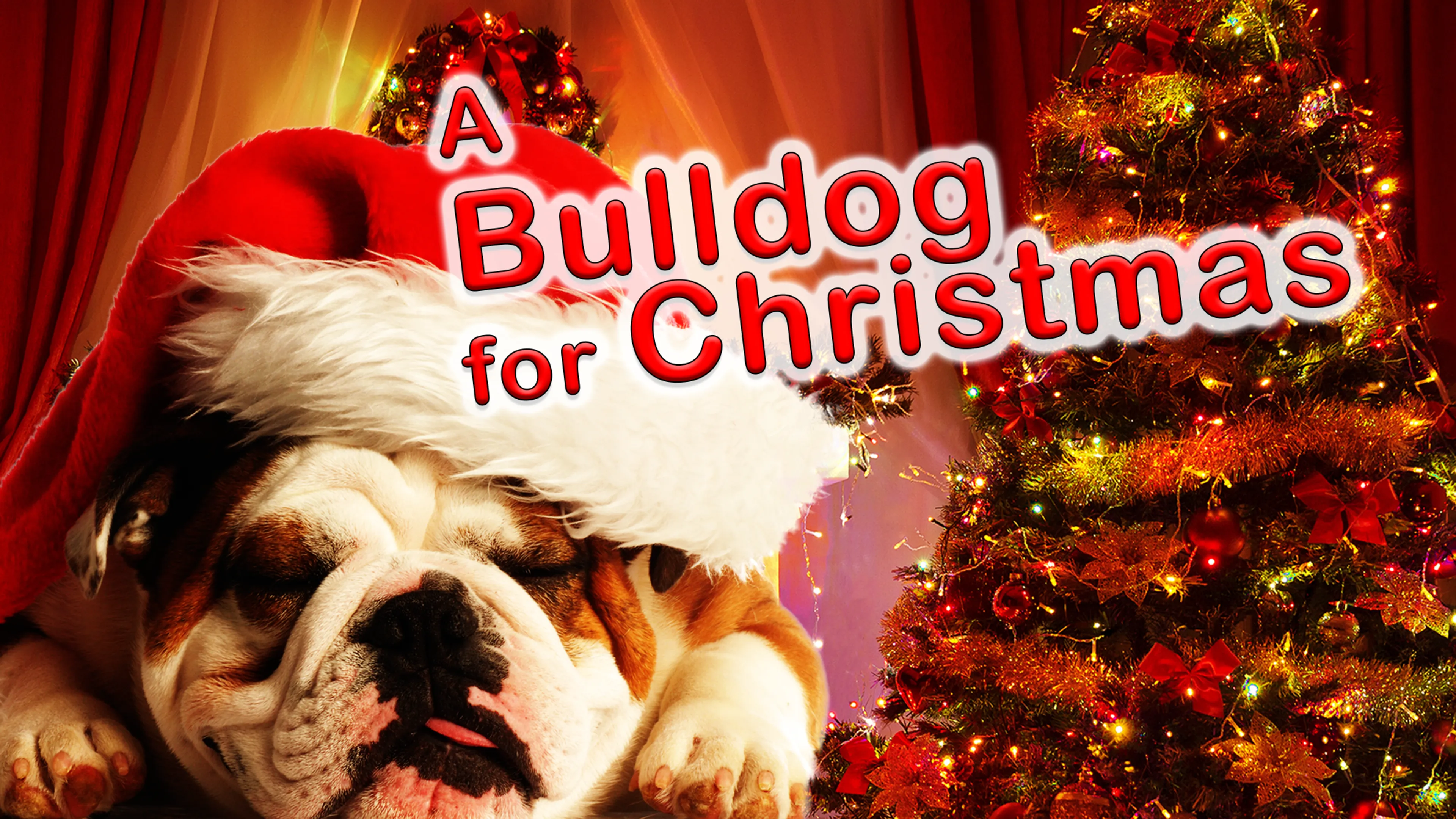 A Bulldog for Christmas poster